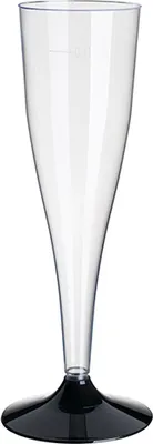Produktbild von 5 Stiel-Gläser für Sekt, PS 0,1 l Ø 5 cm · 17,5 cm glasklar