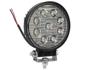 Obrázok produktu pre Svietidlo 12/24V, 9x3W, 9 diód CREE, Ø 115 mm