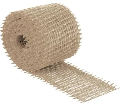 Image de Ruban décoratif en jute - 3m x 4 cm - naturel