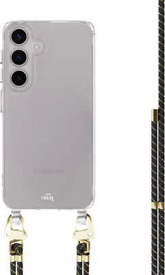 Produktbild von Gold Goddess Transparant Cord Hülle - Kompatibel mit Samsung Galaxy S23