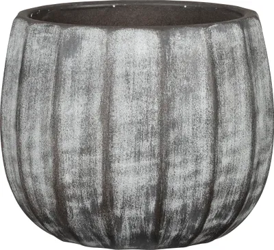 Produktbild von Scheurich Runa, Blumentopf aus Keramik, Farbe: Washed Grey, 22 cm Durchmesser, 19,5 cm hoch, 13 l Vol.