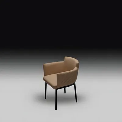 Produktbild von Stuhl Luxus Esszimmer Beige Holz Möbel Stühle Stilvoll Design Einrichtung