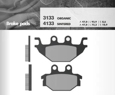 Produktbild von Bremsbeläge Brenta FT3133 organisch