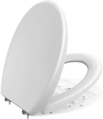 Produktbild von Weiche-Toilettenbrille oval weiß Soft-Close