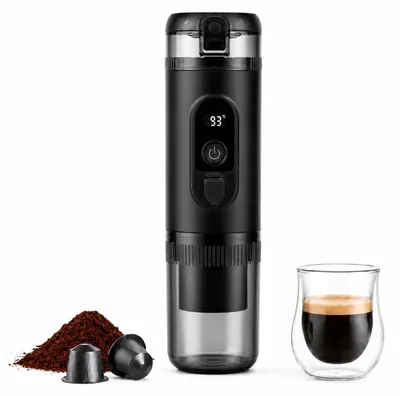 Tragbare Espressomaschine, 2-in-1, wiederaufladbar, USB-C