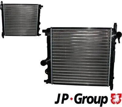 Produktbild von JP GROUP 1114208200 Kühler Wasserkühler Motorkühler für VW up! Schrägheck (121, 122, BL1, BL2) load up! Kastenwagen (121, 122, BL1, BL2) für SKODA