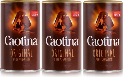 Produktbild von Caotina Original Trinkschokolade - Kakaopulver Schweizer Schokolade (3er Pack)