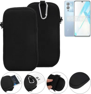 Produktbild von K-S-Trade Neopren-Hülle Handyhülle kompatibel mit Infinix Note 12 Schutzhülle Neoprenhülle Sleeve Schutz-Hülle Gürtel Tasche Case Holster