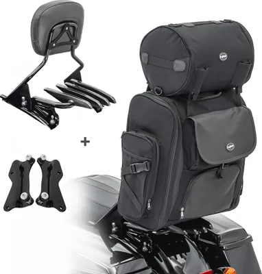 Obrázok produktu pre Sissybar XB + zadná taška pre Chopper / Custombikes Touring 14-25 s G
