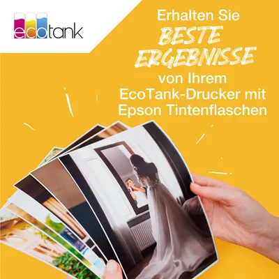 Produktbild von Epson 103 EcoTank-Tintenflasche in Schwarz, Original, Schwarz, Epson, L5190, L3156, L3151, L3150, 65 ml, 103 4 colour ink bottles