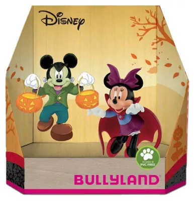 Immagine prodotto di Bullyland Disney confezione regalo con 2 figure di Mickey Halloween 8 - 10 cm BULA15082