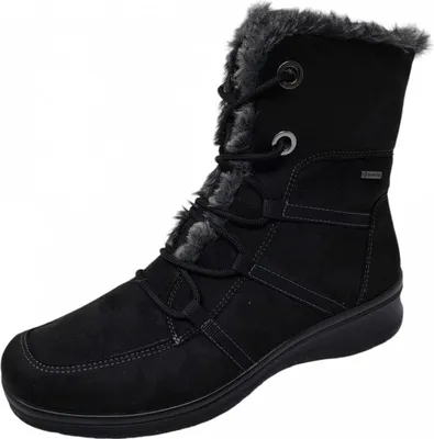 Produktbild von Ara Weite H Schnürstiefel Schwarz