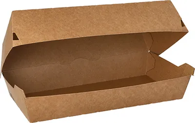Produktbild von Papstar Baguetteboxen, Pappe "pure" groß 10,7 x 22 cm "100% Fair"  7 x 25 Stück