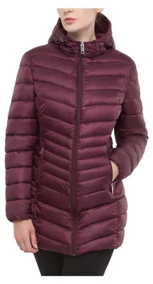Produktbild von Rokka&Rolla Leichte verstaubare Pufferjacke für Damen, wasserabweisend, mit Kapu