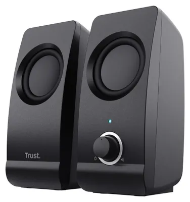Produktbild von Trust Remo 2.0 PC Lautsprecher 16W RMS USB Stereo Boxen Schwarz