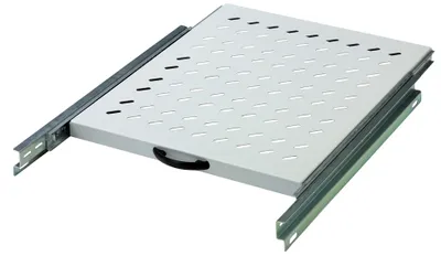 Image de DIGITUS Fachboden 1HE 30x483x570mm bis  25kg grau ausziehbar