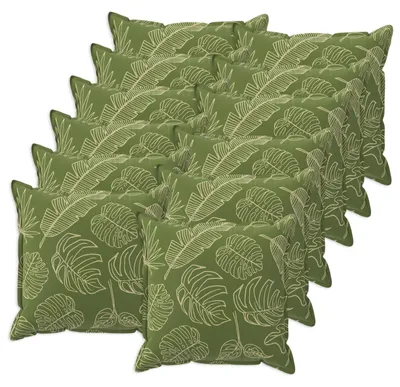 Obrázok produktu pre vidaXL Vankúšový poťah, 12 ks, vzor listov, 40 x 40 cm, polyester