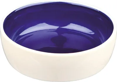 Obrázek produktu pro TRIXIE 2467, Kočka, Keramický, Modrá, Krém, Jednobarevný, 0,3 l, 13 cm