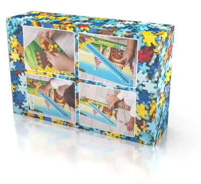 Produktbild von Meli Minis Kreativ-Baukasten – 250 farbenfrohe Puzzleteile für Kinder