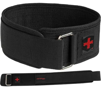 Produktbild von Harbinger Nylon Belt, Gewichthebegürtel, Erwachsener, Männlich, Schwarz, Rot, Nylon, S