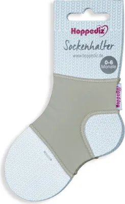 Produktbild von HOPPEDIZ Babysocken Sockenhalter grau