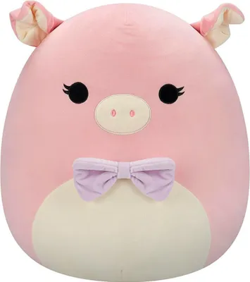 Image de Squishmallows Hettie cochon avec papillon 50 cm