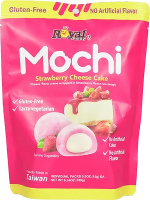 Produktbild von Royal Family Mochi Strawberry Cheesecake 180g