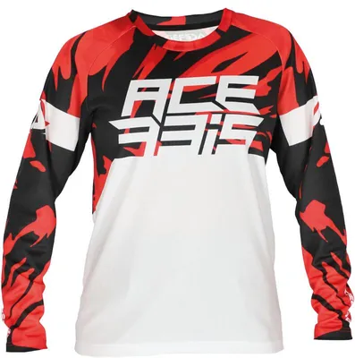 Produktbild von Acerbis MX J-Kid 4 Kinder Motocross Jersey, weiß/rot, XL