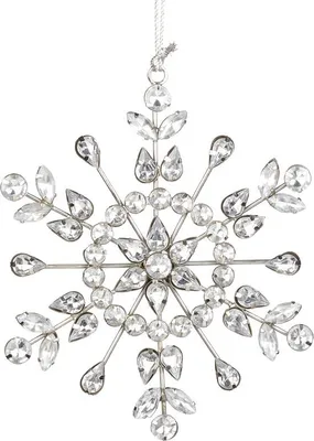 Produktbild von Goodwill Weihnachtskugel-Weihnachtsstern Silber Gold H 12,5 cm pro Stück