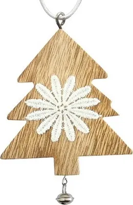 Produktbild von Dekoration WEIHNACHTSBAUM, hängend, 5 Stück/Packung.