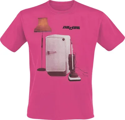 Produktbild von The Cure T-Shirt Herren Imaginary Boys pink Band-Merch, Bands 100% Baumwolle XXL