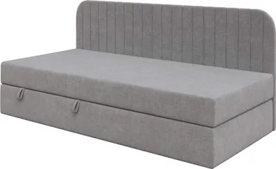 Produktbild von Einzelbett MACIUS 90x200 cm für Kinderzimmer, dunkelgrau