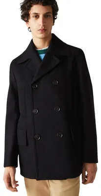 Produktbild von Herrenmantel Lacoste elegant, Wolle, schwarz S/M