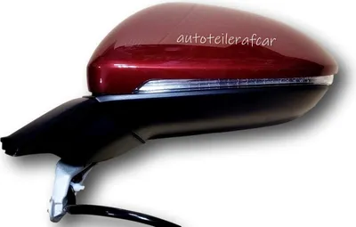 Produktbild von Außenspiegel Spiegel links elektrisch für Für VW GOLF VII 2012 - 21 rot LA3R