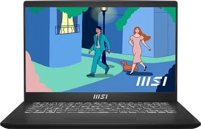 Produktbild von MSI Modern 14 C7M-294PL AMD Ryzen™ 5 7430U Laptop 35 6 cm (14 ) Full HD 16 GB DDR4-SDRAM 512 GB SSD Wi-Fi 6E (802.11ax) Windows 11 Home Schwarz