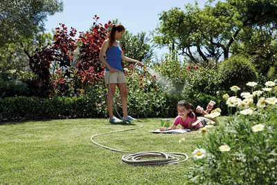 Produktbild von Graue Gartenschlauch 25m 50m mit Kupplungen