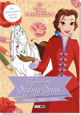 Produktbild von Disney Prinzessin: Zauberhafter Styling-Spaß - Stickern - Malen - Stylen