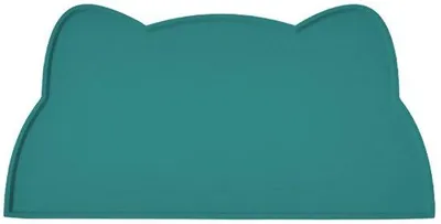 Image de Tapis de nourriture en silicone Benzoa® – étanche et antidérapant, 52 x 30 cm, vert, sans BPA, lavable au lave-vaisselle, résistant à la chaleur jusqu'à 240 °C, avec bord surélevé pour chiens et chats
