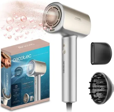 Obrázek produktu pro Bezkartáčový vysoušeč vlasů nejnovější generace, výkon 110 000 otáček za minutu a 1600 W, funkce plazma, vysoký průtok vzduchu, tichý a odolný.