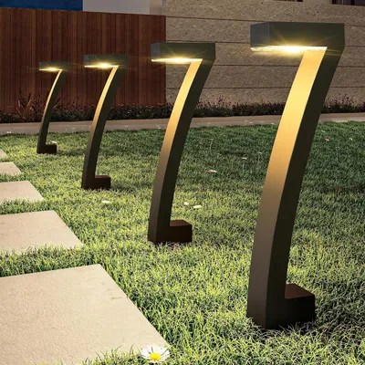Produktbild von 4x MODERNE SOLAR GARTENLAMPEN WASSERDICHT zur Montage im Garten