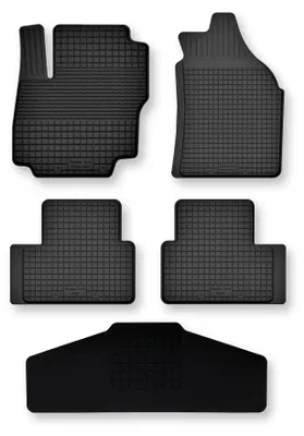 Zdjęcie produktu dla Dywaniki gumowe z tunelem do Ford Escape MK3 od 2012 (SUV) – 5 szt., czarne, dobierane – Wielganizator Semi-Universal