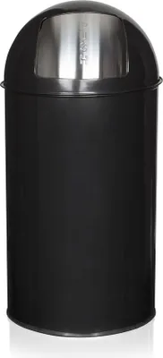 Obrázok produktu pre hjh OFFICE Odpadkový kôš 50 l PUSH 50L Odpadkový kôš Separátor odpadu okrúhly pre kuchyňu, kanceláriu s výklopným vekom 74,0 x 35,0 x 35,0 cm