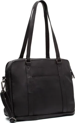 Imagen del producto de The Chesterfield Brand bolso bandolera bolsa de ordenador portátil con compartimento para ordenador portátil Pretoria Shoulderbag Black