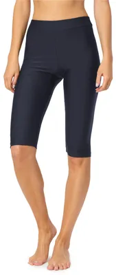 Produktbild von Merry Style Damen Lange Badeshorts Kurze Leggings MS10-334 (Marineblau-6007, 34)