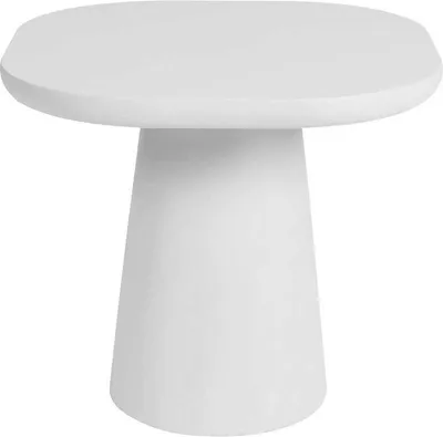 Zdjęcie produktu dla Stolik boczny Tavares - 55x55x50cm - biały