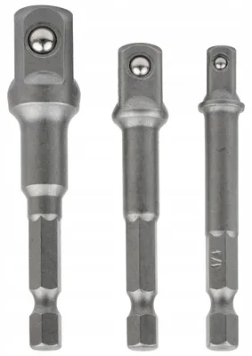 Obrázek produktu pro Sada adaptérů Geko pro nářadí, redukce: 1/4", 3/8", 1/2"