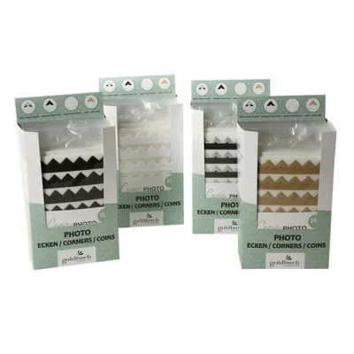 Produktbild von Goldbuch 252 Fotoecken Crea schwarz