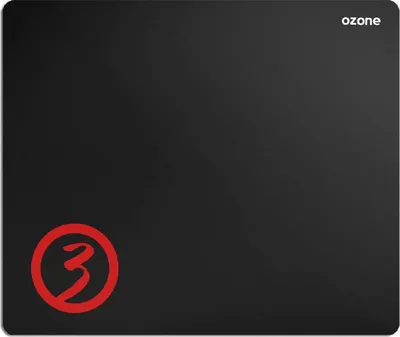 Produktbild von Ozone Ground Level L, Schwarz, Einfarbig, Schaum, Gummi, Anti-Rutsch-Basis, Gaming-Mauspad