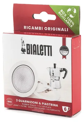 Image de BIALETTI 3 Dichtungen + 1 Filter 6 Ta 108085 8006363034050