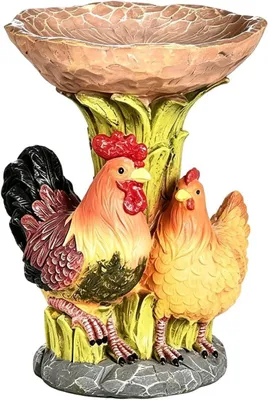 Produktbild von Vogelfutterschale für den Garten - Realistischer Fressnapf aus Kunstharz